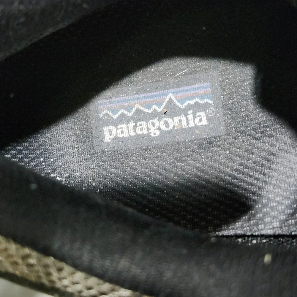 Patagonia Drifter Beluga / Willow Mens 8.5 Waterproof Hiking Shoes Olive Vibram